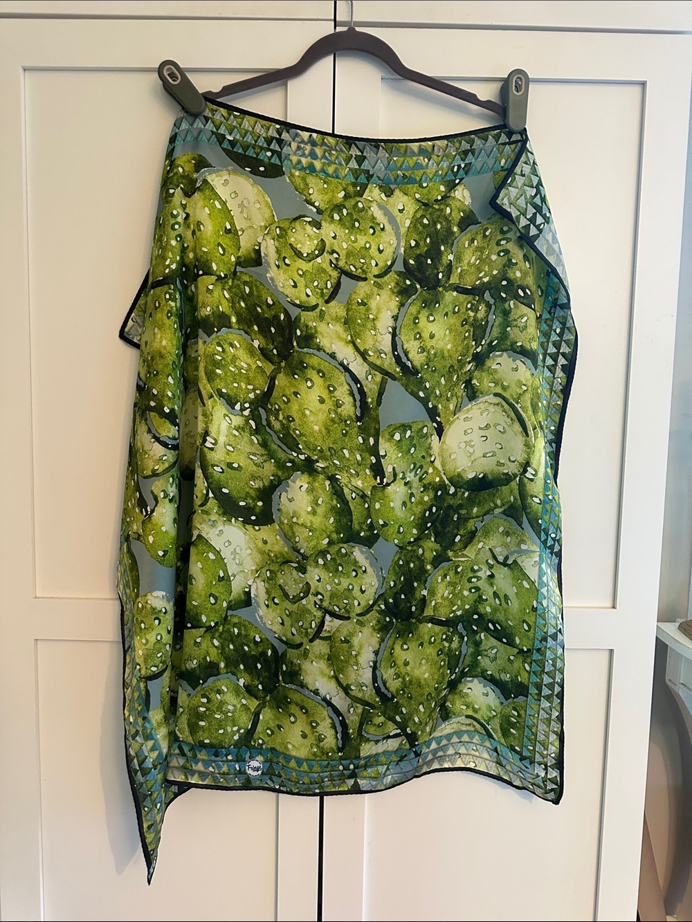 FRINGE BRAND 100% SILK SCARF